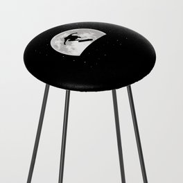 Skateboard Skater Moon Counter Stool