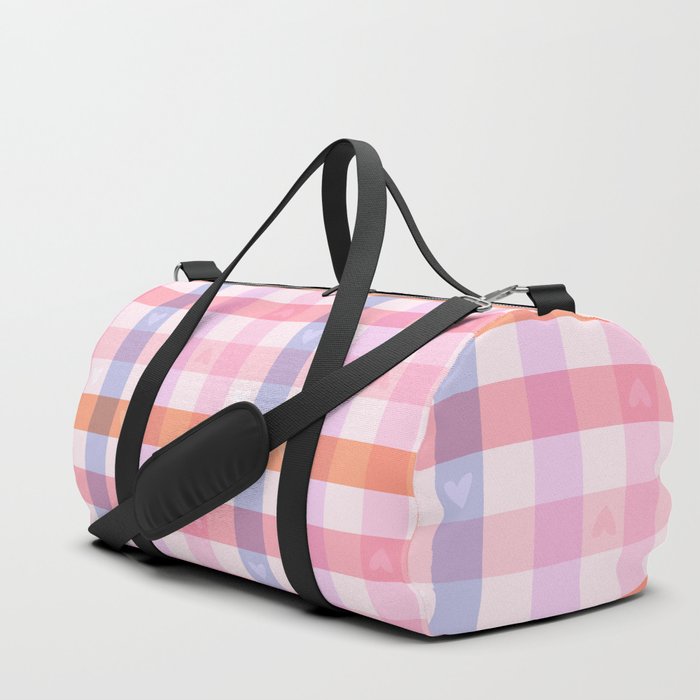 Love check in pastel candy Duffle Bag