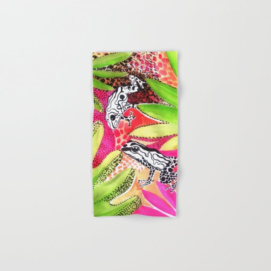 Happy Frogs Hand & Bath Towel