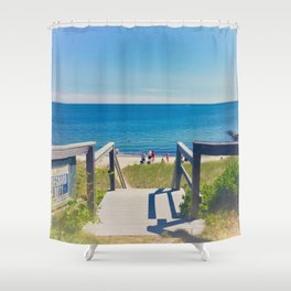 Beach Path Shower Curtain