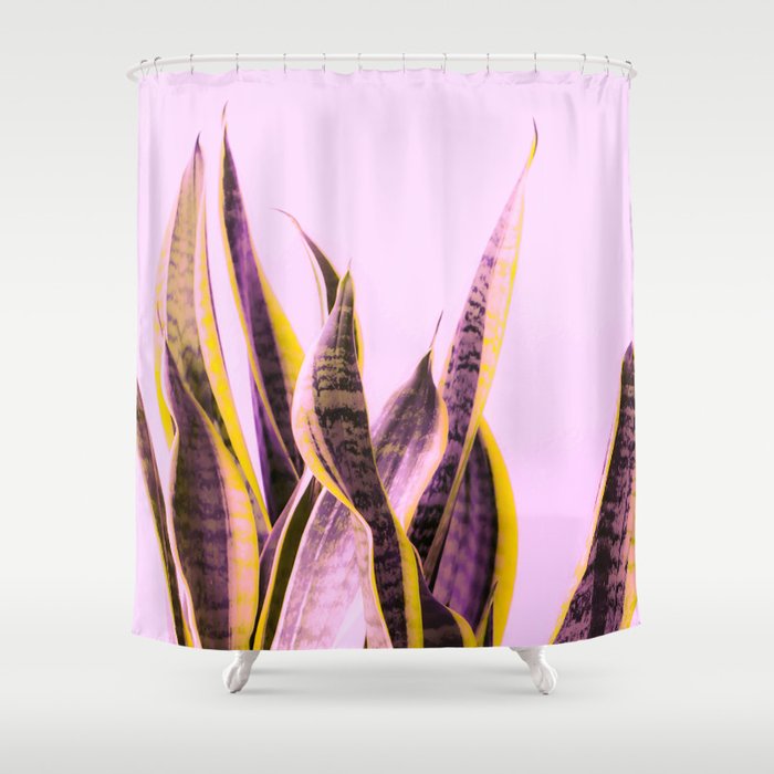 Long Leaves Plant On Pink Background Decor Society6 Buyart