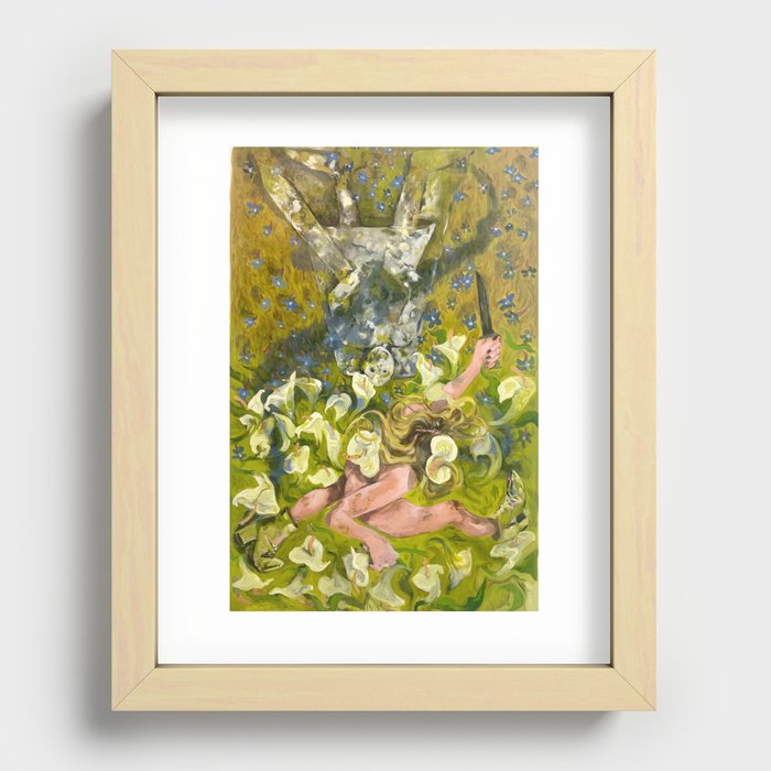 Catch Me in the Valley of Death Recessed Framed Print