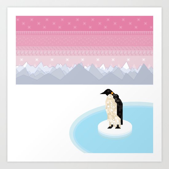 Penguin Time Art Print