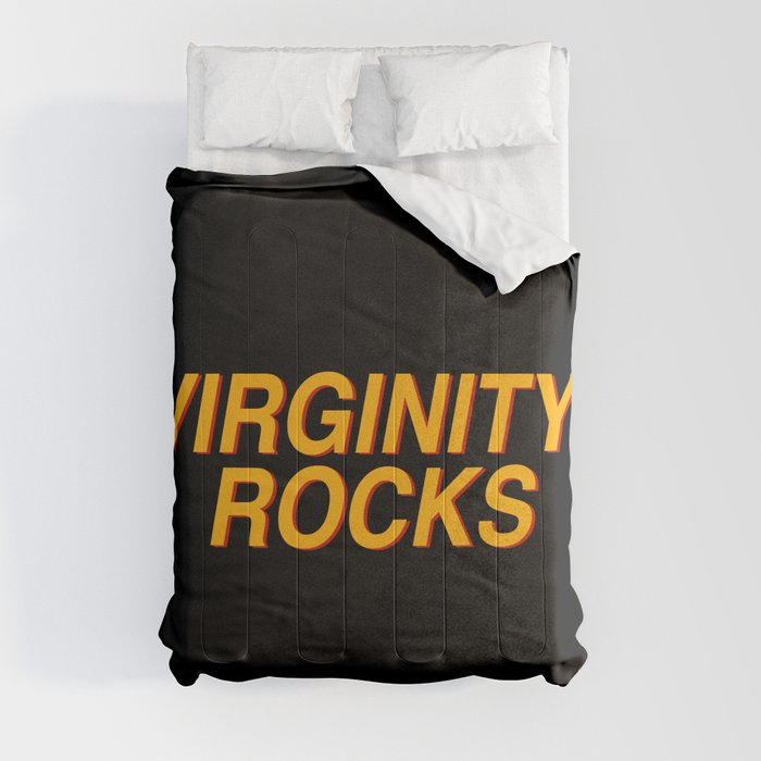 Virginity Rocks Comforter