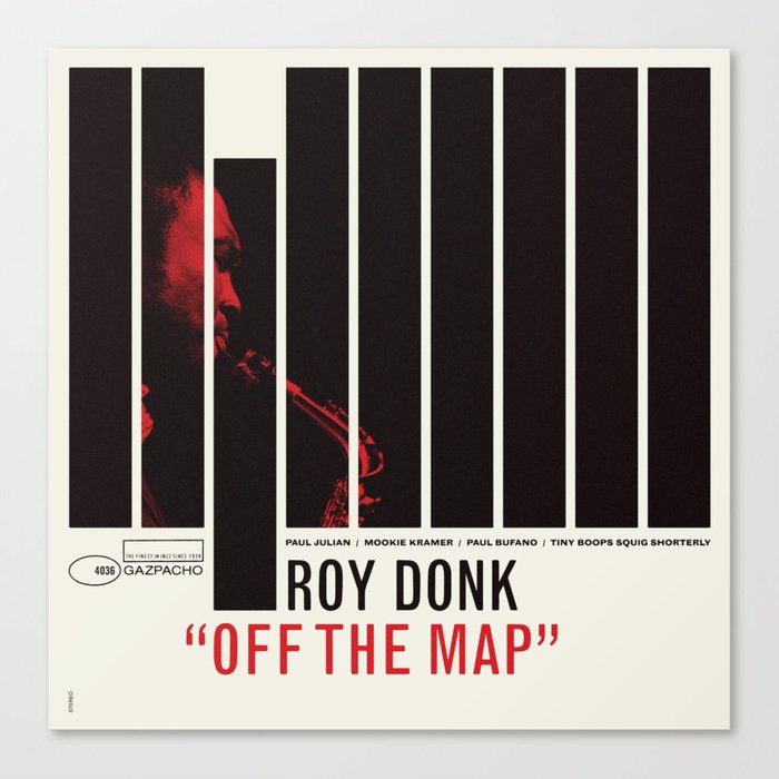 Roy Donk - "Off The Map" Canvas Print