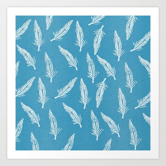 Feather Print Art Print