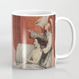 Hieronymus Bosch - Death And The Miser. Coffee Mug