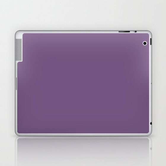 Purple-Gray Eggplant Laptop & iPad Skin