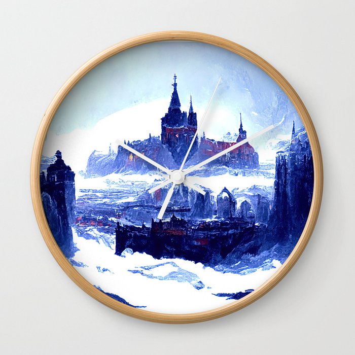 The Kingdom of Ice Wall Clock