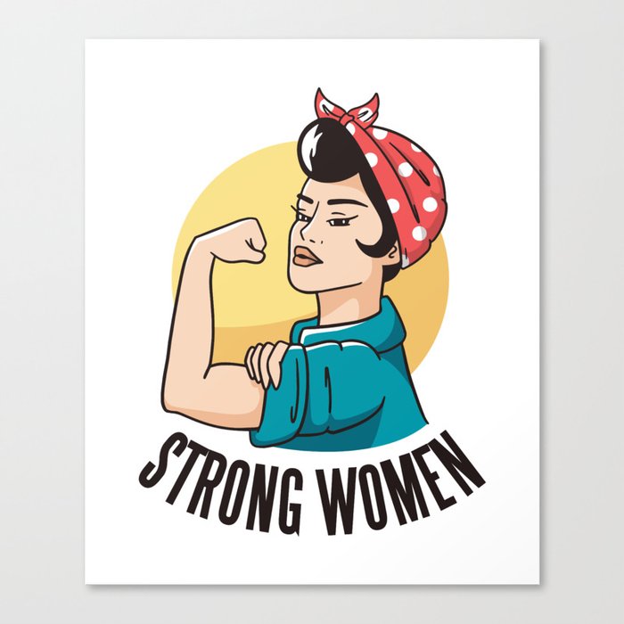 Strong Woman Canvas Print