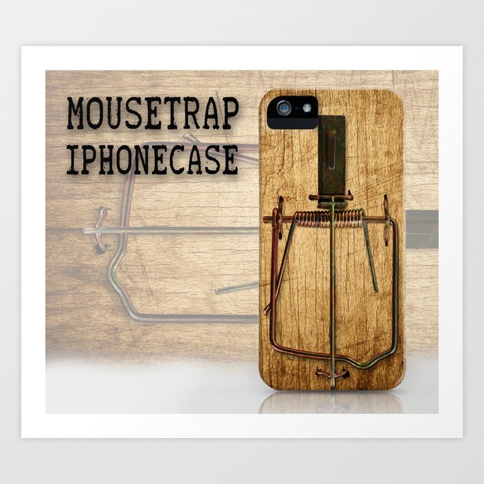 Mousetrap iPhonecase Art Print