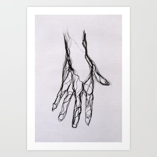 hand Art Print