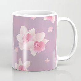 Pretty Pink Flower Pattern Mug