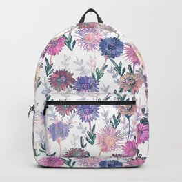 Gillian Floral White Backpack