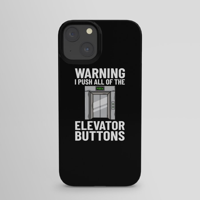Elevator Buttons Mechanic Technician Door Lift iPhone Case