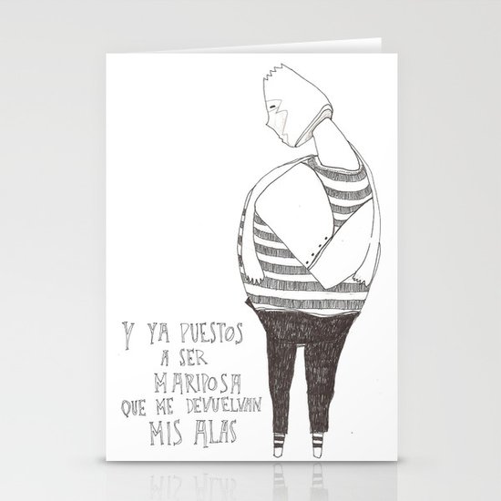Hombre Mariposa Stationery Cards