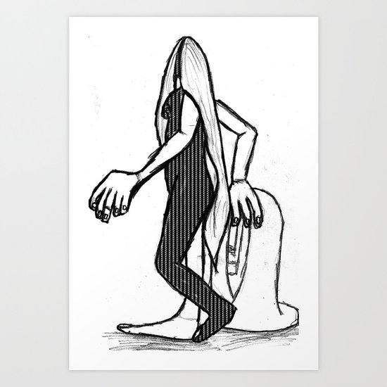 Life Model Art Print