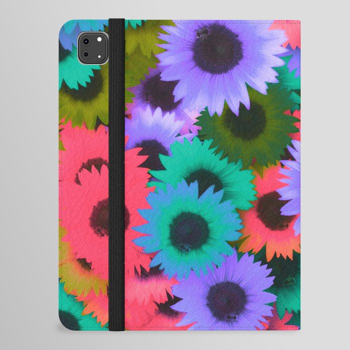 Pop Art Sunflowers 4 iPad Folio Case