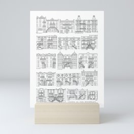 Facades de Plex Montrealais Mini Art Print