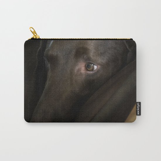 My Friend Chocolate Lab Carry-All Pouch