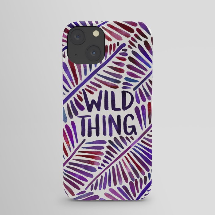 Wild Thing – Indigo Palette iPhone Case