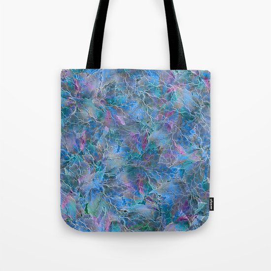 Frozen Leaves Tote Bag