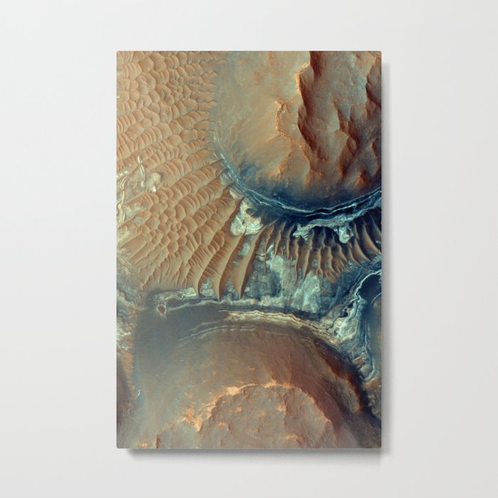 Mars - Deposits in Noctis Labyrinthus Metal Print