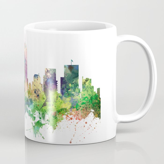 Indiana, Indianapolis Skyline SP Coffee Mug