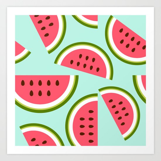 Watermelon Art Print