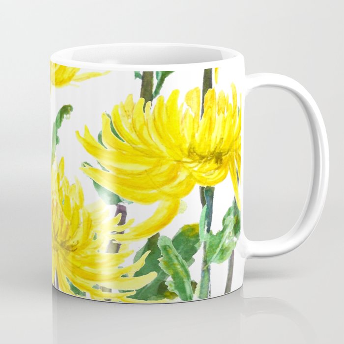 Yellow Chrysanthemums Coffee Mug