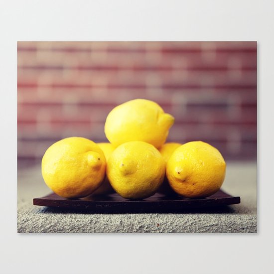 Lemon Fresh Canvas Print
