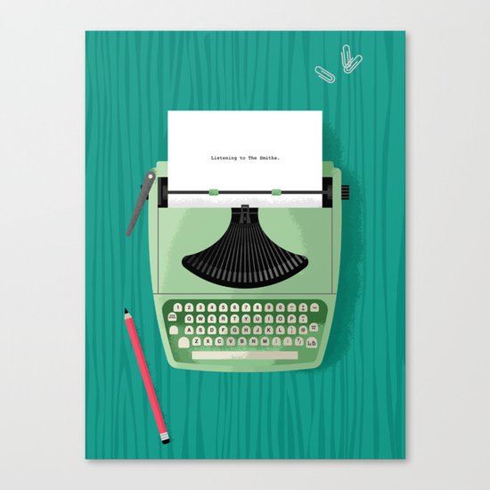 Typewriter Canvas Print