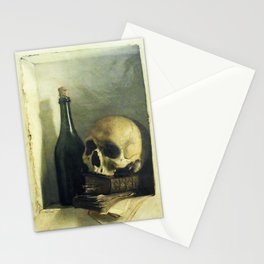 Une tete de mort - Antoine Wiertz  Stationery Card
