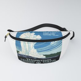 1938 Yellowstone National Park Poster Fanny Pack