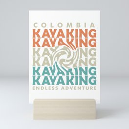 colombia kayak adventure Mini Art Print