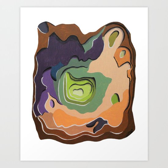 Join me and Rupert Art Print