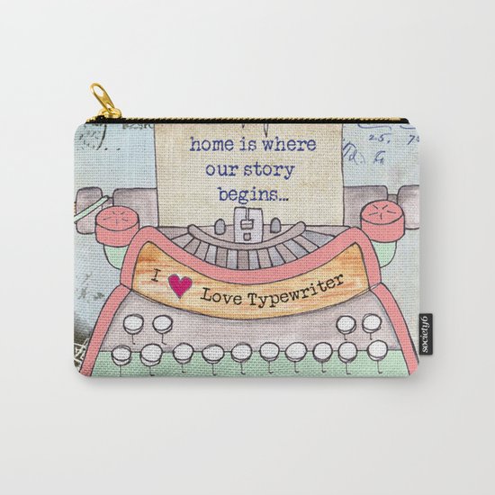 Typewriter #7 Carry-All Pouch