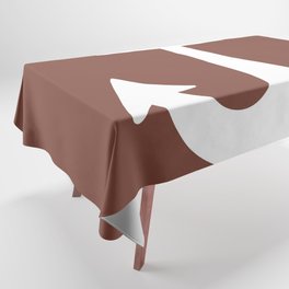Anchor (White & Brown) Tablecloth