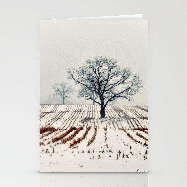 Winter Farm Stationery Cards
