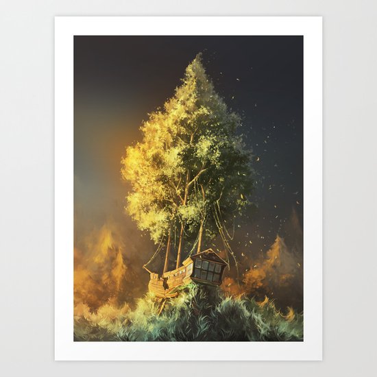 Second Life Art Print