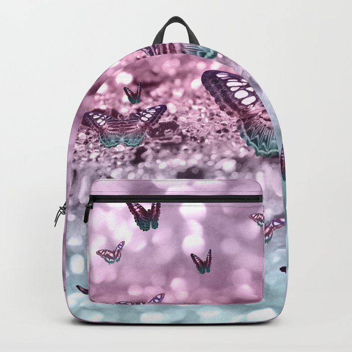shiny unicorn backpack