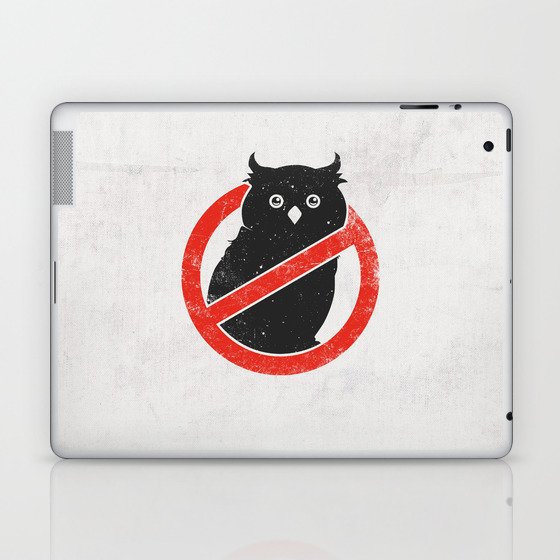 No Owls Laptop & iPad Skin