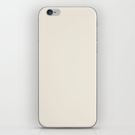 Neutral Stone Beige Solid Color Hue Shade - Patternless iPhone Skin