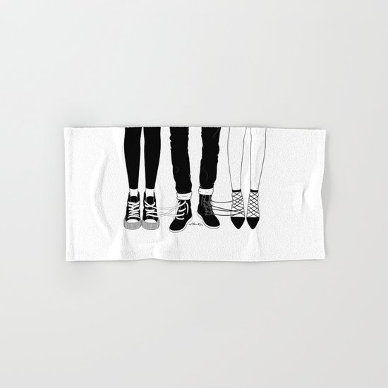 Love Triangle Hand & Bath Towel