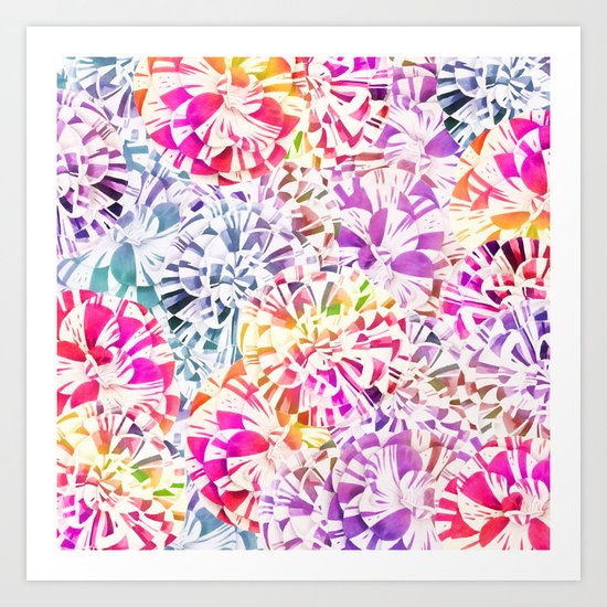soft carnations Art Print