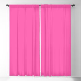 fluorescent neon pink Blackout Curtain