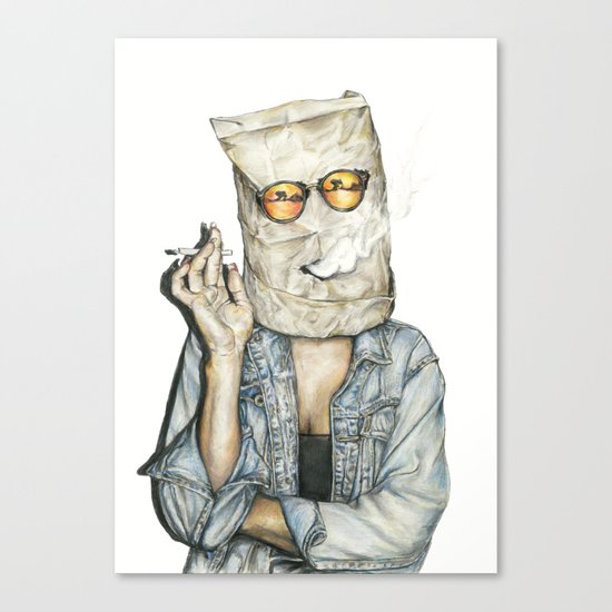 Brown Baggin' It Canvas Print