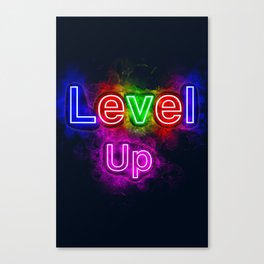 level  up smoky Canvas Print