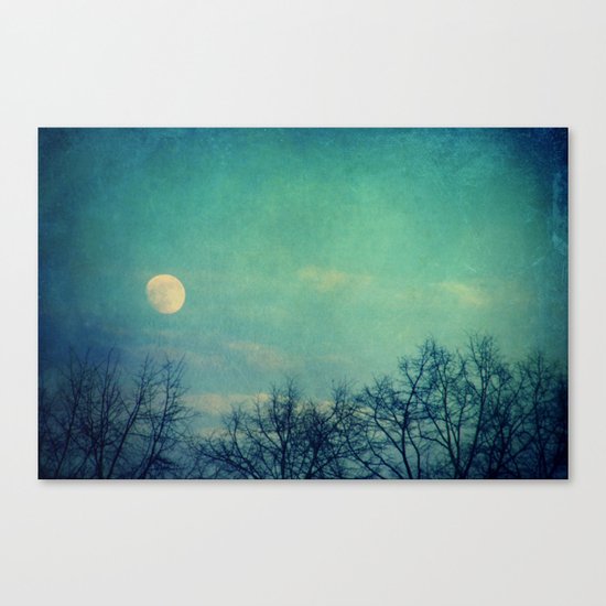 Ice Moon Canvas Print