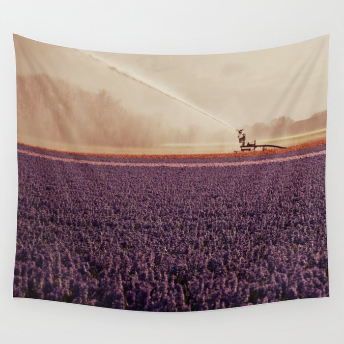 Hyacinth field #3 Wall Tapestry